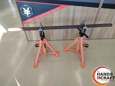 育良精機 イクラ 折りたたみ式 ケーブルジャッキ ISK-FJ 2000 B 耐荷重19.6 kN|2脚 シャフト付き 一部地域を除く