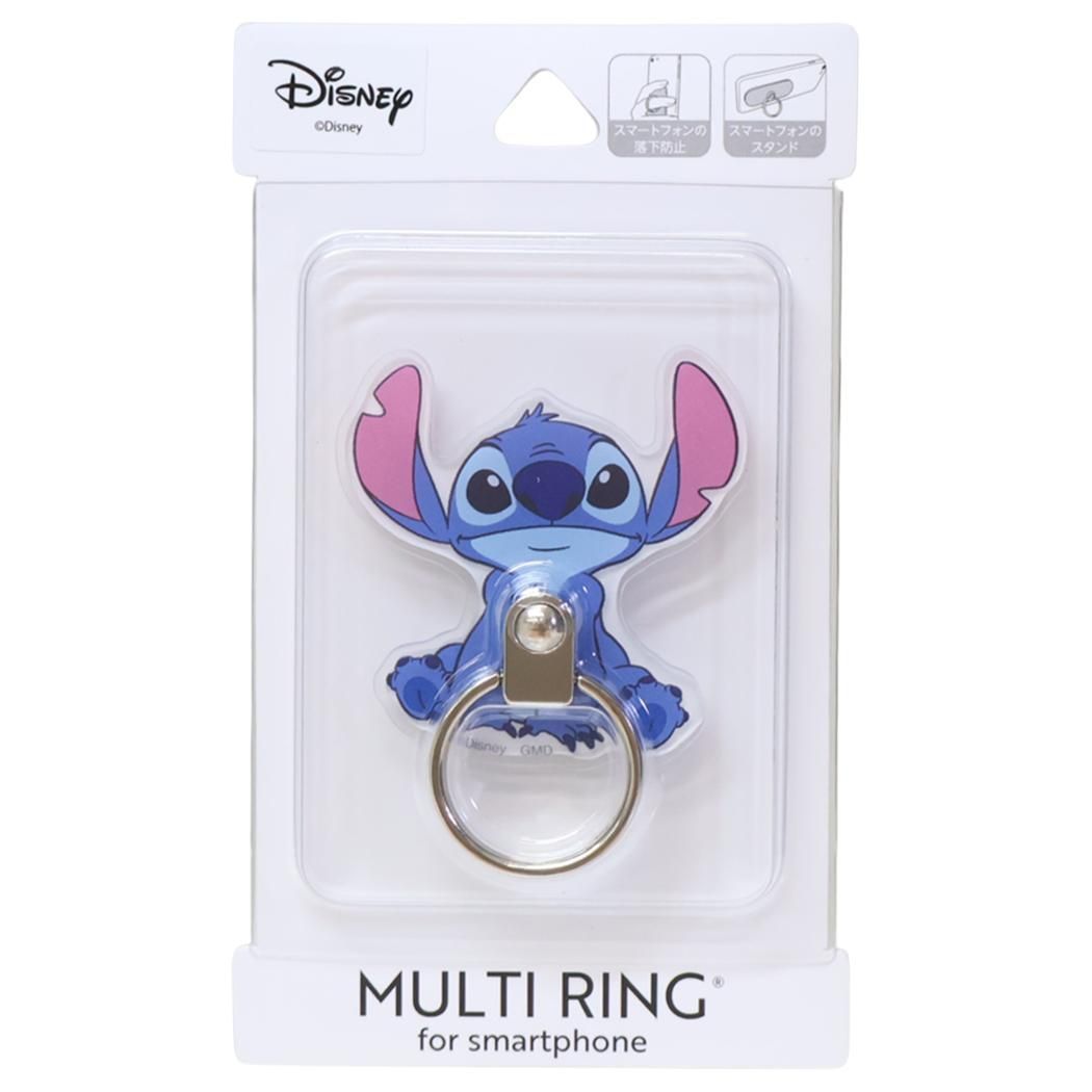 メール便】スティッチ スマホリング ダイカットマルチリング