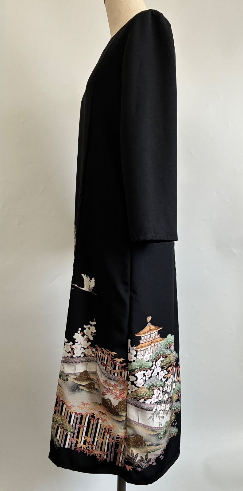 金色装飾 ロングワンピース