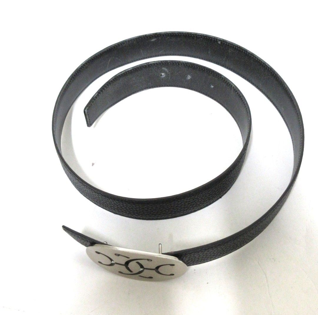 HERMES エルメス ダブルH ベルト ブラック シルバー メンズベルト カジュアルシャツ ウインドブレーカー