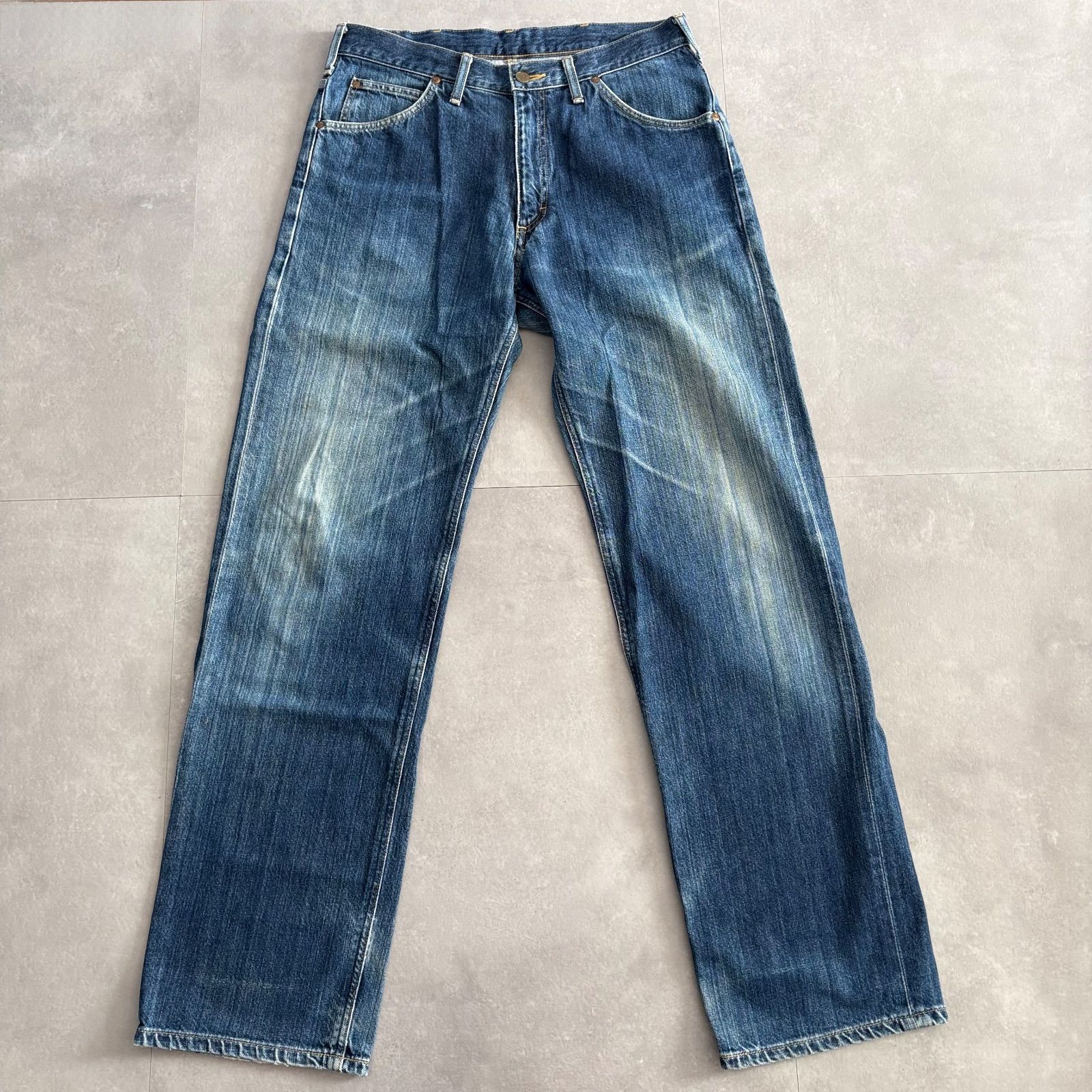 Lee リー デニムパンツ size34×33/ネイビー Lee リー 縦落ちデニム 