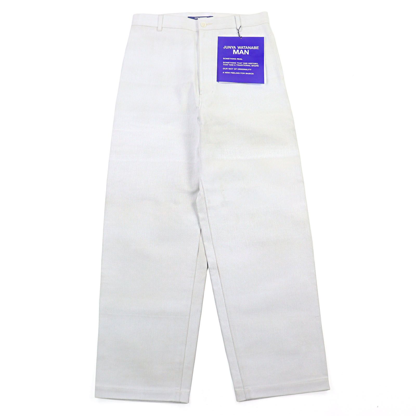 ドンドン見直し ♥品○JUNYA MAN COMME des GARCONS 25 SS Coated Denim Pants パンツ L メンズ 定価82500円