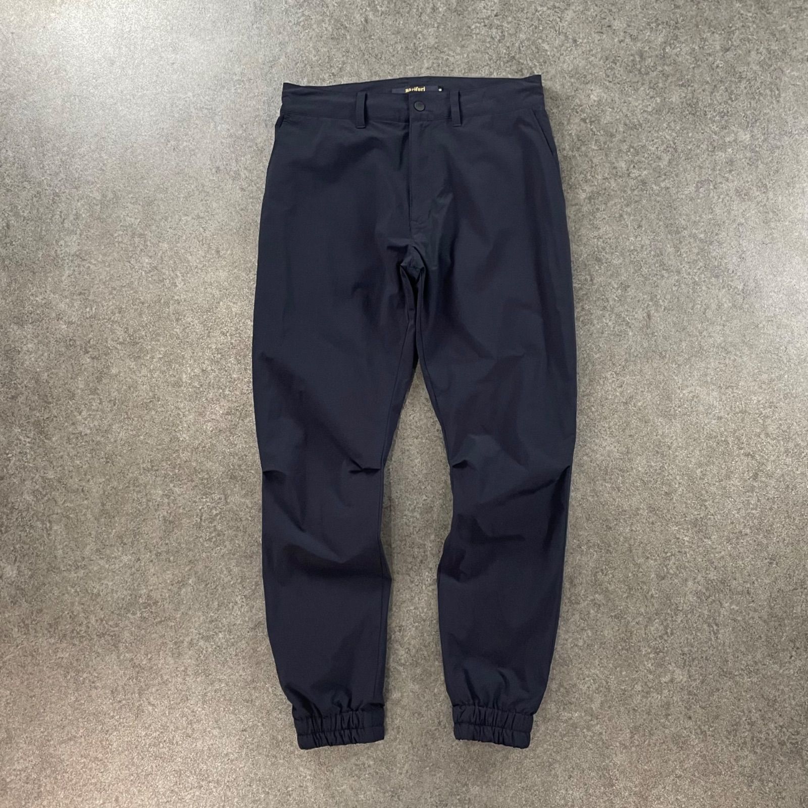 narifuri ナリフリ バックメッシュウォームライトジョガーズ ストレッチ 無地 ネイビー 紺 メンズ NF 5076