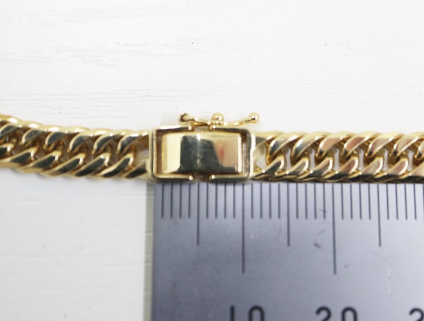 K 18 キヘイ 喜平 ブレスレット 6面ダブル 20.3 g 6メンダブル 18金 イエローゴールド 750 YG ジュエリー