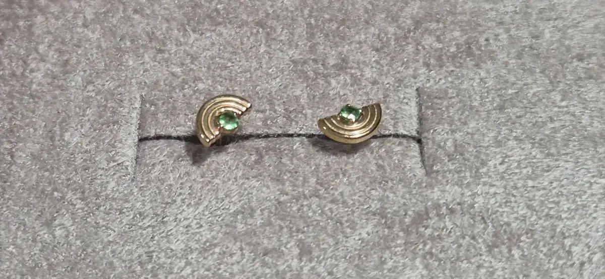 ローズモント 14 k ピアス 2 犬 1 ペア