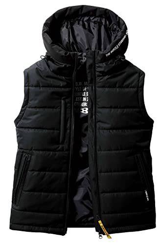 迅速に発送 BURTLE バートル 防風フーディベスト ユニセックス 秋冬用 ブラック 5034 35 XXL e 6606 db 8