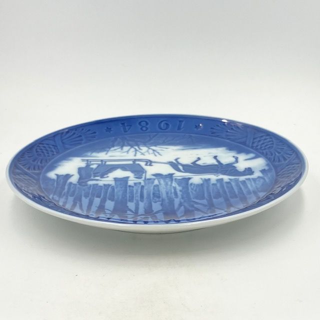 ロイヤルコペンハーゲン イヤープレート 1984年 「Jingle Bells