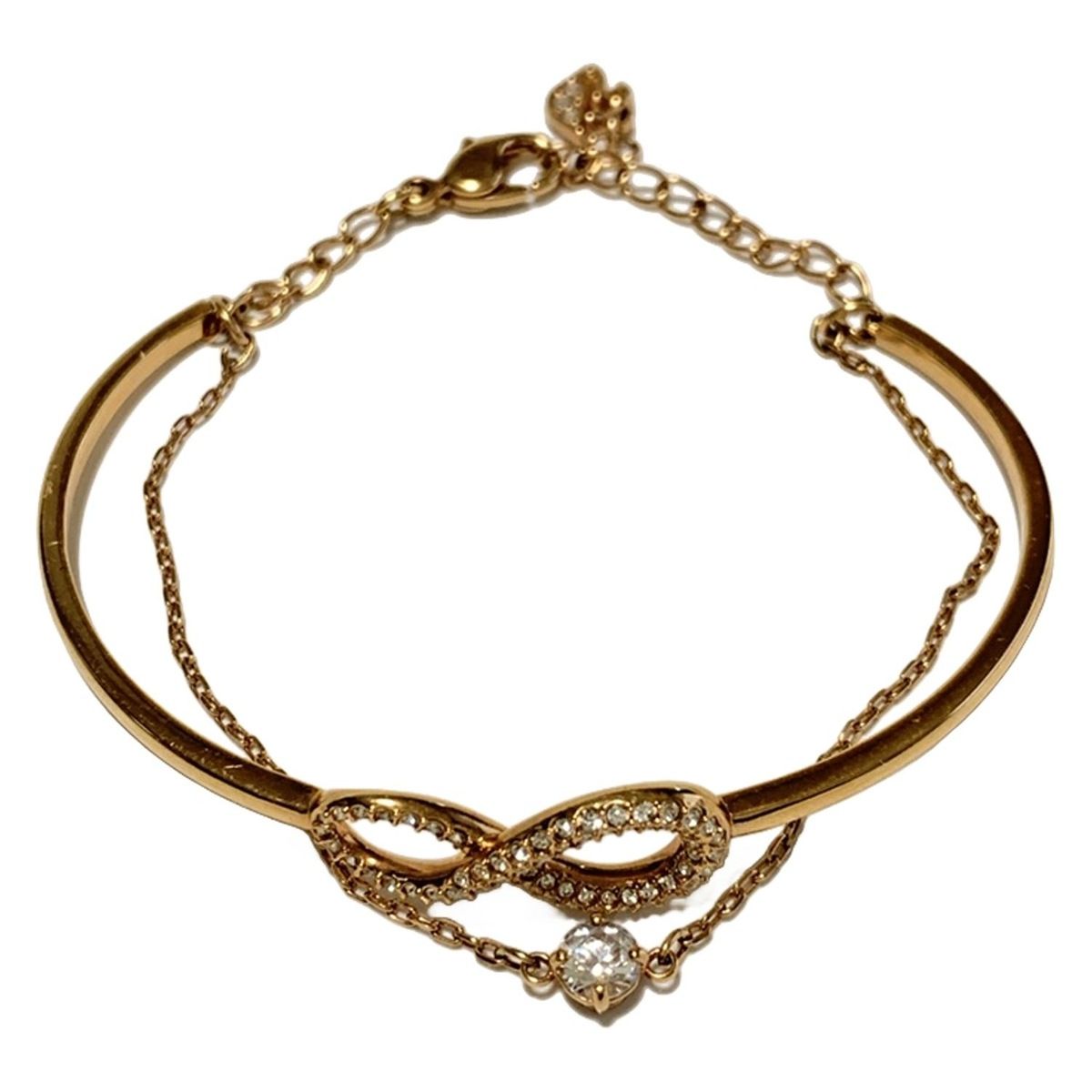 SWAROVSKI スワロフスキー ブレスレット ピンクゴールド クリア