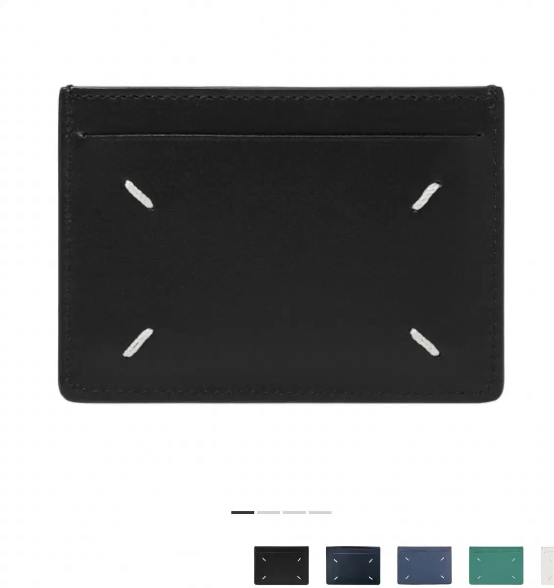 メゾン マルジェラ フォースティッチ カードウォレット ブラック