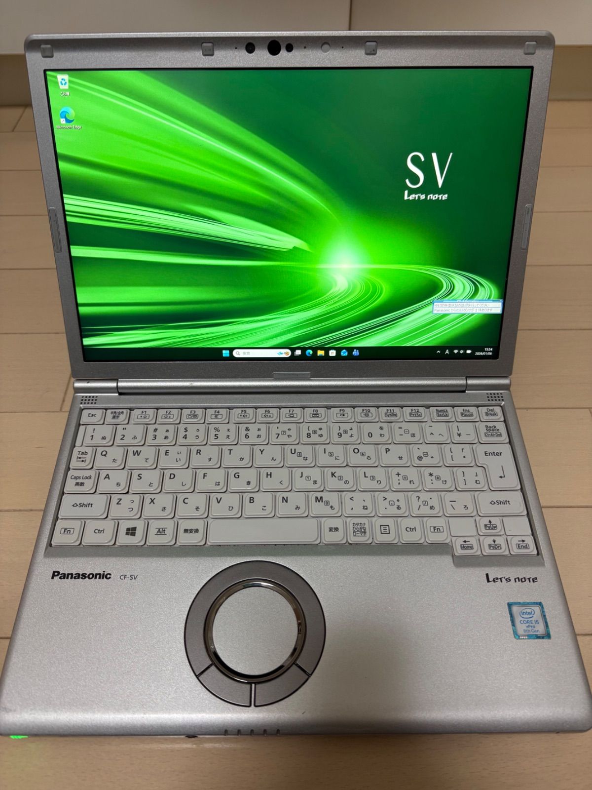 |累積7390時間 Panasonic Let’s note CF-SV 8 Windows 11 メモリ8 GB Core i 5 軽量 高速 パソコン ノートPC パナソニック レッツノート DVDドライブ すぐ使える