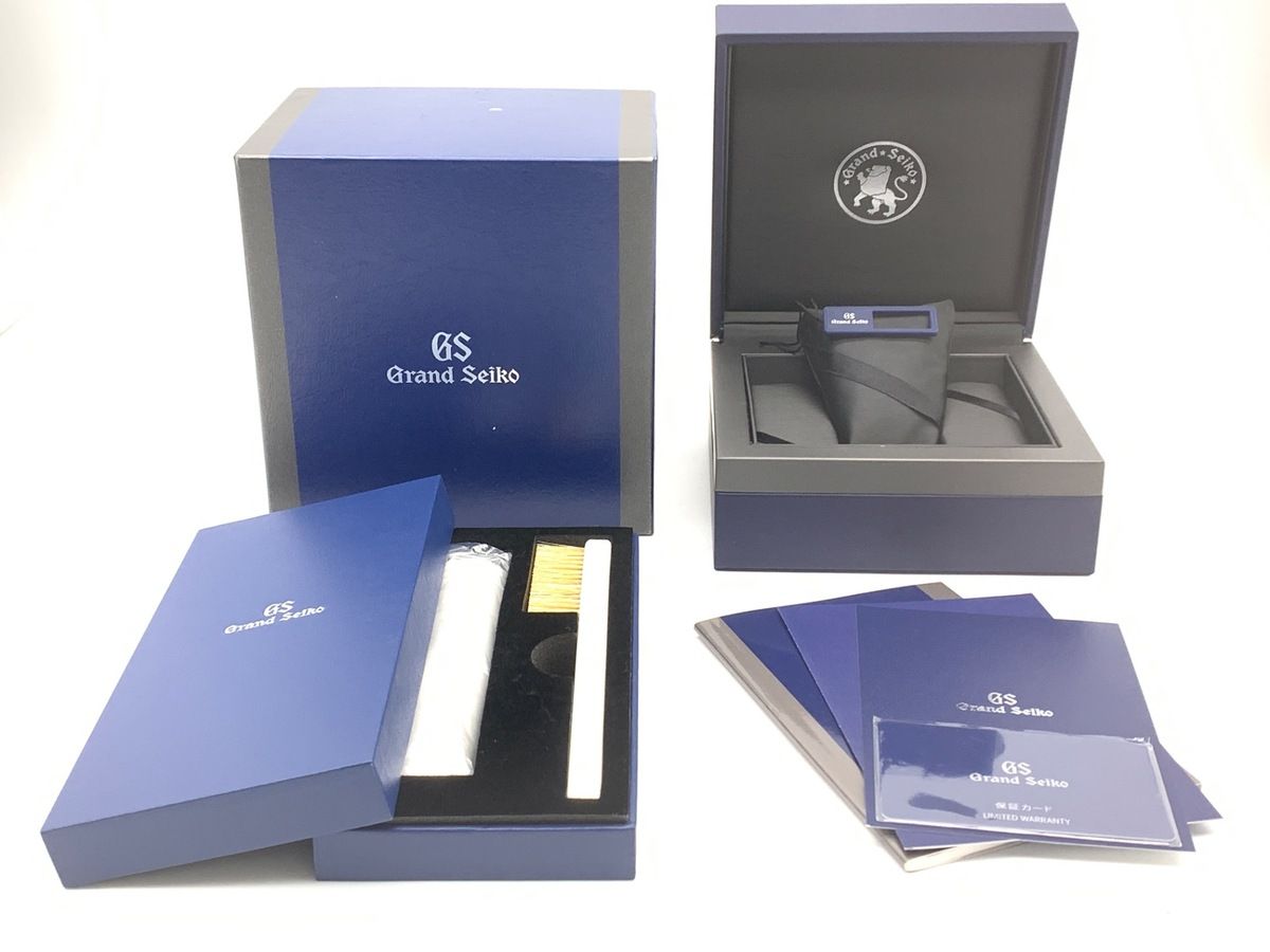  グランドセイコー クォーツ ブルー SBGX 337 9 F 61 0 AL ステンレススティール 腕時計(クォーツ) 腕時計(アナログ)