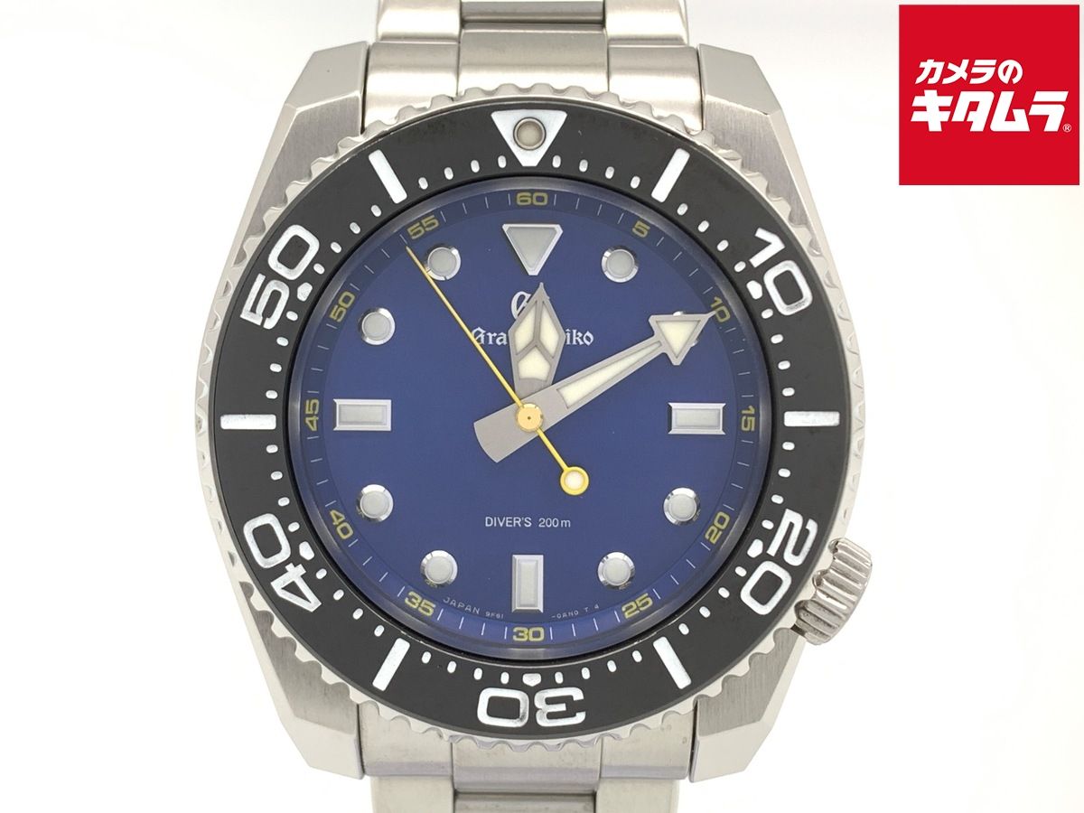 グランドセイコー クォーツ ブルー SBGX 337 9 F 61 0 AL ステンレススティール