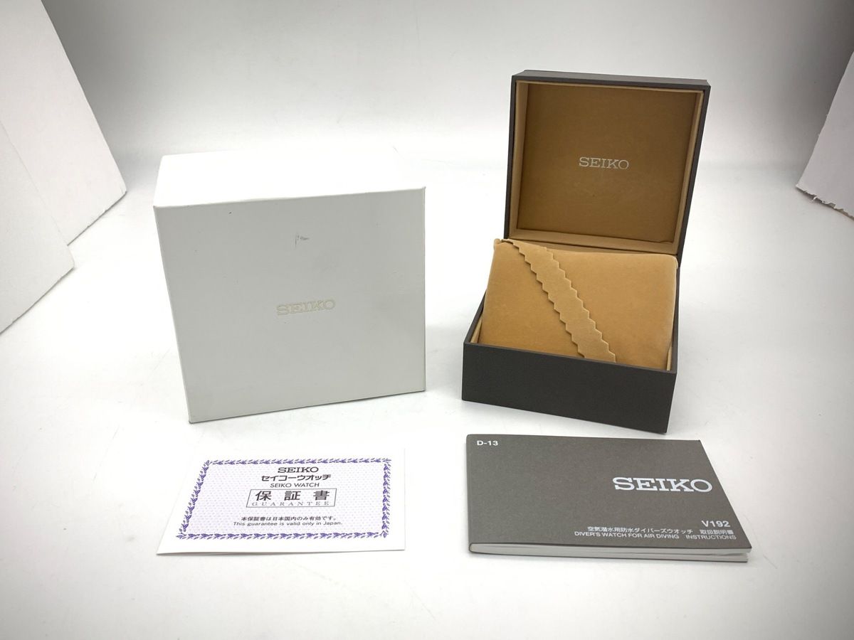  セイコー プロスペックス ブラック SBDL 065 V 192 0 AE ステンレススティール 腕時計(クォーツ) 腕時計(アナログ)
