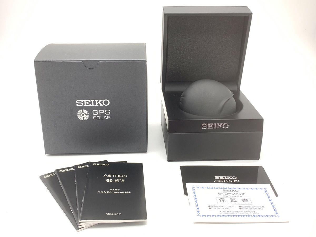  並品 セイコー アストロン ブルー SBXC 109 5 X 53 0 BR チタン 腕時計(クォーツ) 腕時計(アナログ)