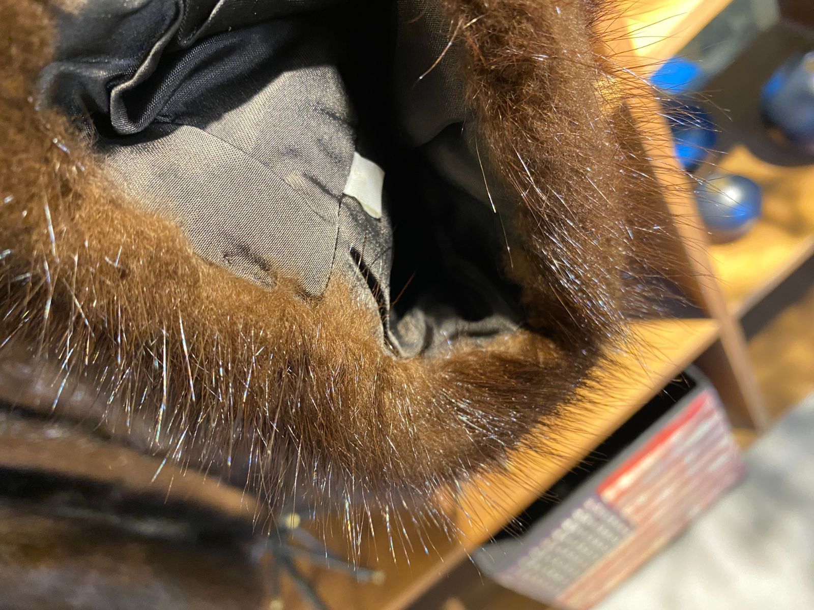 □希少 美品 ROTINY ロティニー ミンクファー 本毛皮 リアルファー