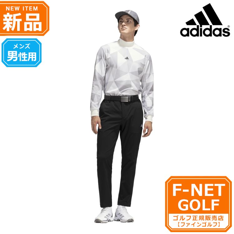 ブラック 秋 冬 モデル adidas アディダス ゴルフウェア OFG 55 EX STRETCH ACTIVE 3 Dカッティング ベンチレーション ストレッチ パンツ UVケア 撥水 メンズ