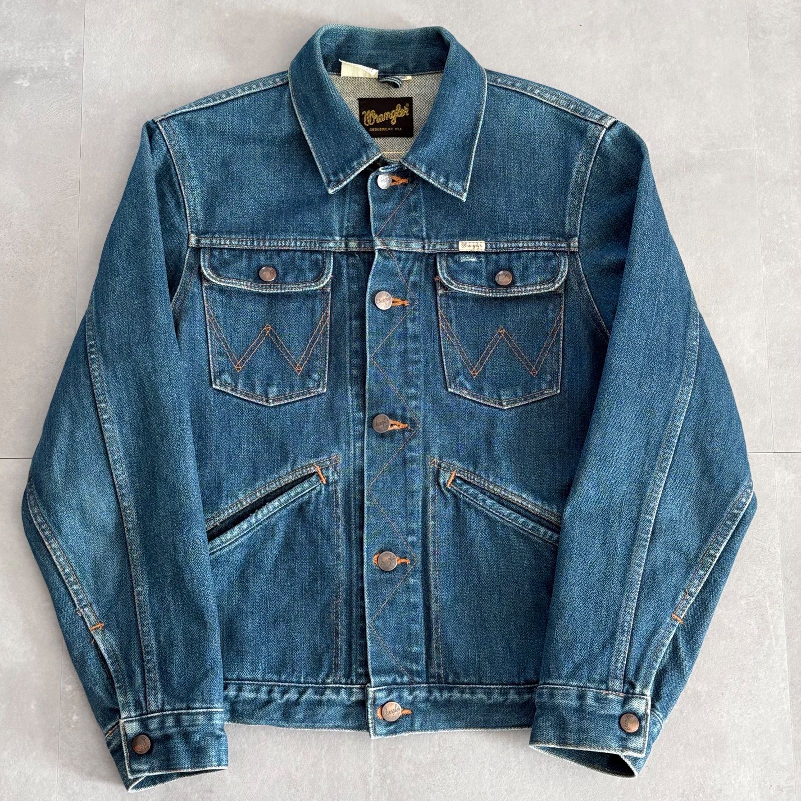 Wrangler ラングラー 124MJ デニムジャケット 90s ブルー S - メルカリ