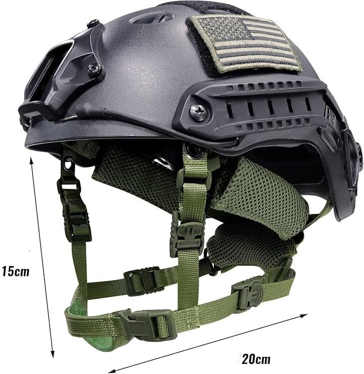 中古ミリタリーヘルメット アゴ紐 パッドセット Lサイズ 中古