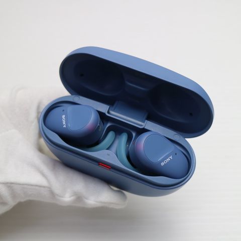 SONY WF-SP800N ワイヤレスイヤホン ブルー【美品】 美品 WF-SP800N ブルー ワイヤレスイヤホン SONY 土日祝発送OK 04000