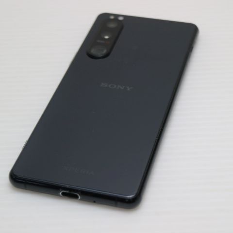 超 SIMフリー Xperia 5 III XQ-BQ 42 ブラック スマホ 白ロム 04000