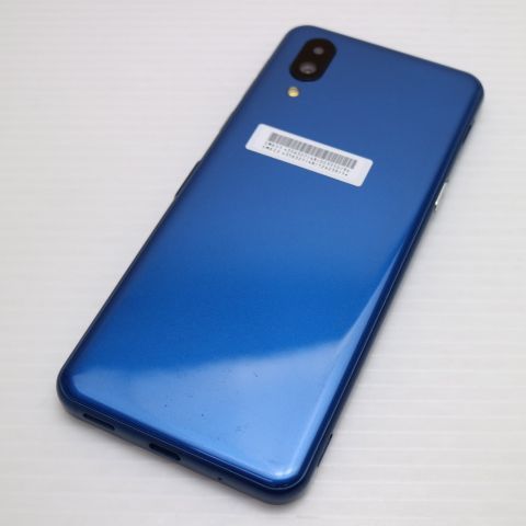 超美品 SoftBank シンプルスマホ6 A201SH インディゴブルー スマホ 白