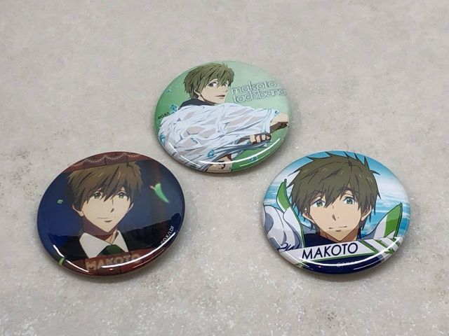 Free! 橘真琴　缶バッジ　33個セット Free! 橘真琴 缶バッジ 3点セット【P4238-008】107 - メルカリ
