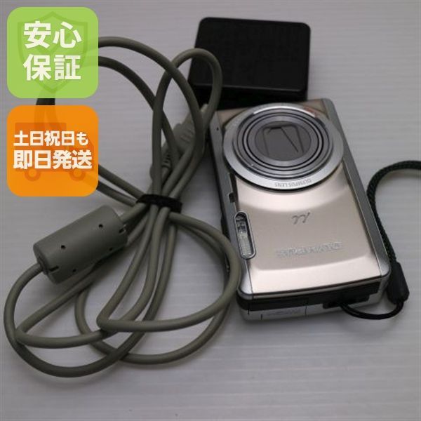 新品同様 μ-7040 チタニウムシルバー 即日発送 OLYMPUS デジカメ