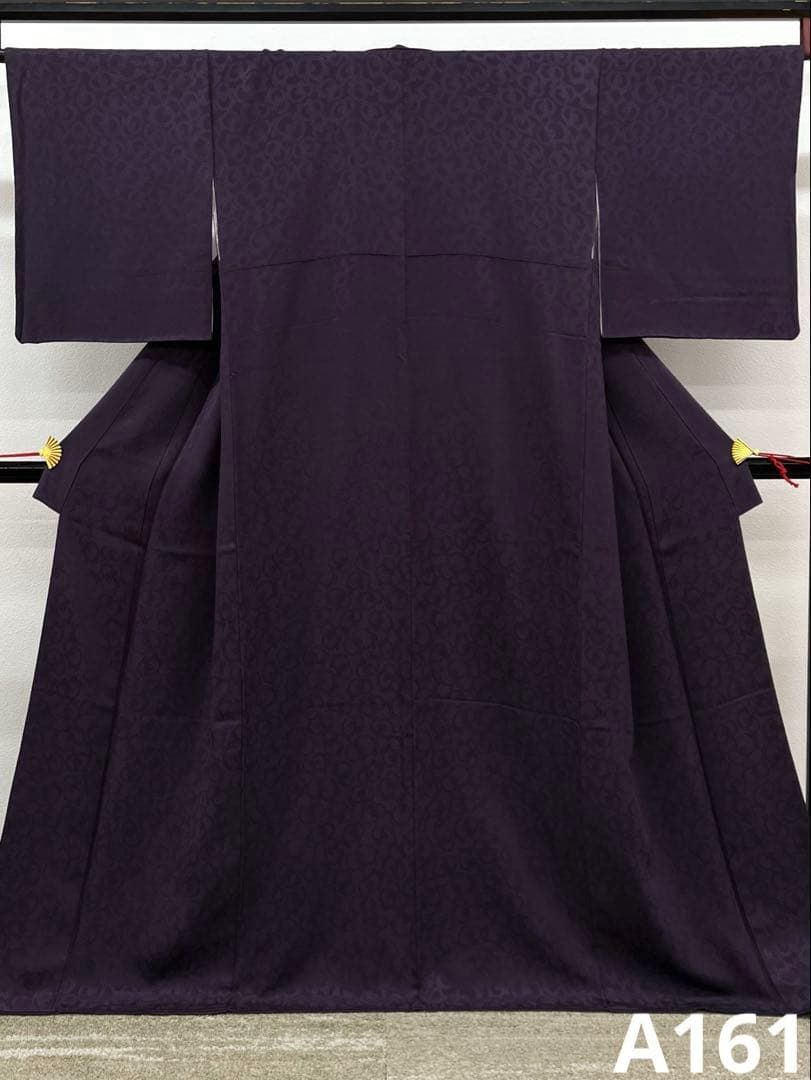 色無地 紋意匠 正絹 ガード加工済 A 161