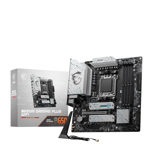 MSI B 650 M GAMING PLUS WIFI AMD Ryzen 7000|9000 シリーズ対応 Socket AM 5 DDR Micro-ATX マザーボード MB 6467