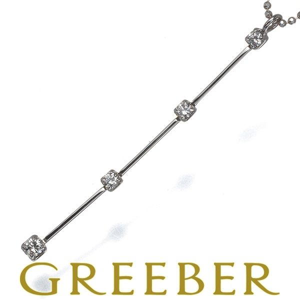 4℃ ネックレス ダイヤ ダイヤモンド K 18 WG 183833