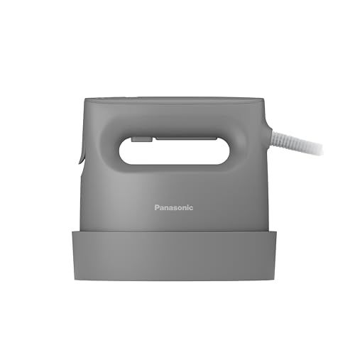パナソニック スチームアイロン 衣類スチーマー NI-FS 60 A-H カームグレー 360°パワフルスチーム コンパクトタイプ プレスもできる2 WAY 脱臭 除菌 m