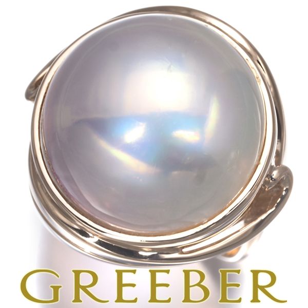 TASAKI タサキ リング パール マベ真珠 16 2 mm 10号 K 14 PG 180838