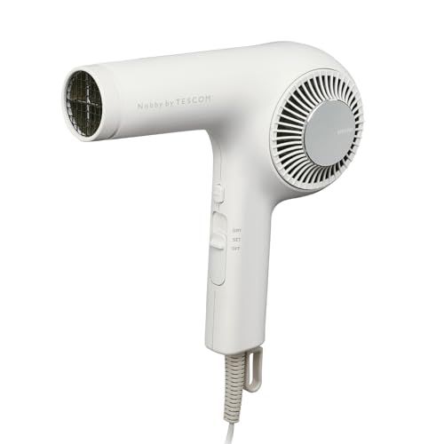 テスコム ドライヤー プロテクトイオン 軽量 小型化 1 7 m Nobby by TESCOM 日本製 ラク抜きプラグ ホワイトアッシュ NIB 400 A W E