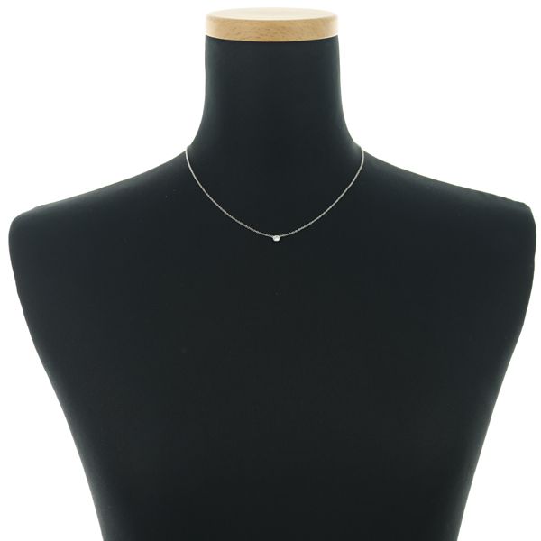 ティファニー ダイヤ ネックレス 0.14ct程 バイザヤード Pt950 TIFFANY&Co.（ティファニー） バイザヤード 約0.14ct ネックレス Pt950