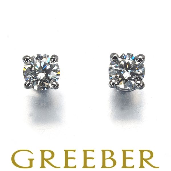 ティファニー ピアス ダイヤ ダイヤモンド 0 18 ct ct程 ソリティア Pt 950 183908
