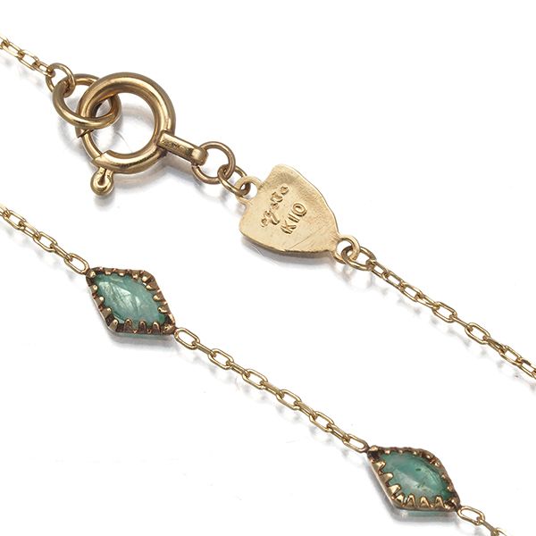 アガット ブレスレット エメラルド ドリーミードリーミー ステーション