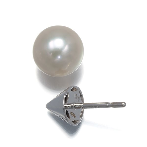 TASAKI タサキ ピアス パール 真珠 7.7mm ダイヤ ダイヤモンド