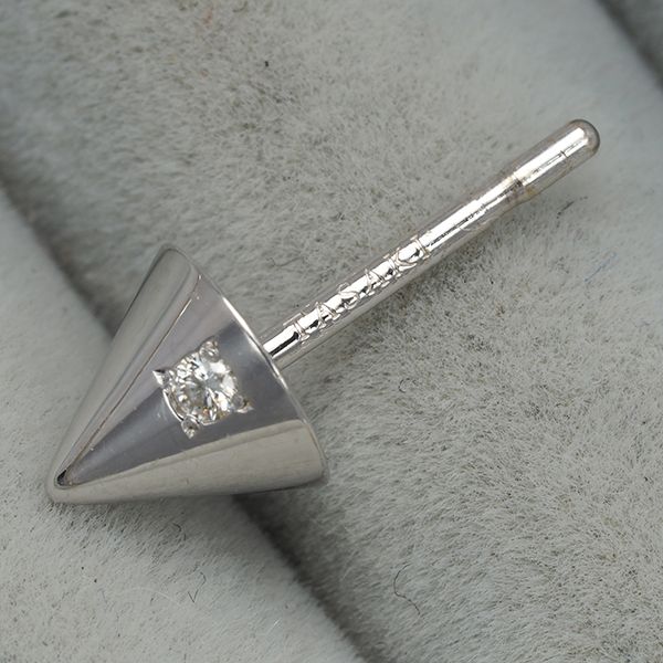 TASAKI タサキ ピアス パール 真珠 7.7mm ダイヤ ダイヤモンド