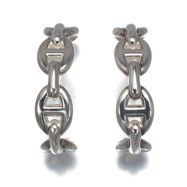 エルメス ピアス シェーヌダンクル アンシェネ シルバー 925 #184494