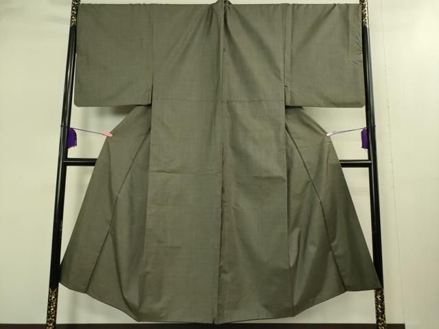 平和屋着物 上 男性 紬 アンサンブル キングサイズ 長羽織 100亀甲 総詰め 羽裏 大黒天 kh 6