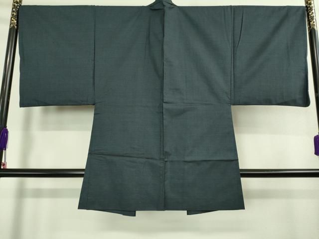 平和屋着物□極上 男性 本場大島紬 アンサンブル 長羽織 100亀甲 総