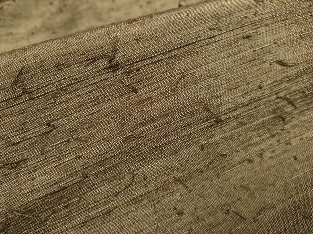  平和屋着物 上 男性 紬 アンサンブル キングサイズ 長羽織 髭紬 濃い黄枯茶色 kh 6 着物セット 着物 浴衣