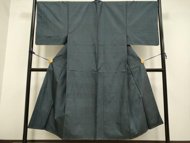 平和屋着物 上 男性 本場大島紬 アンサンブル 長羽織 100亀甲 総詰め ♥ kh 6