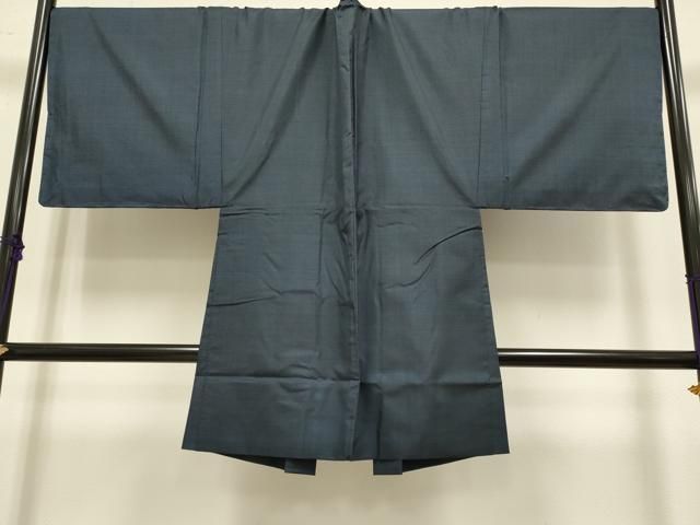 平和屋着物□極上 男性 本場大島紬 アンサンブル キングサイズ 長羽織