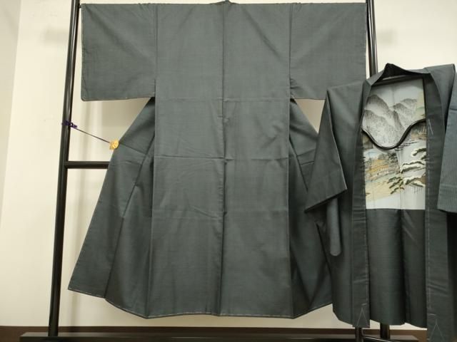 平和屋着物■極上　男性　本場大島紬　アンサンブル　逸品　未使用　CYAA3097s5 平和屋着物○極上 男性 本場大島紬 アンサンブル 100亀甲 総詰め 逸品