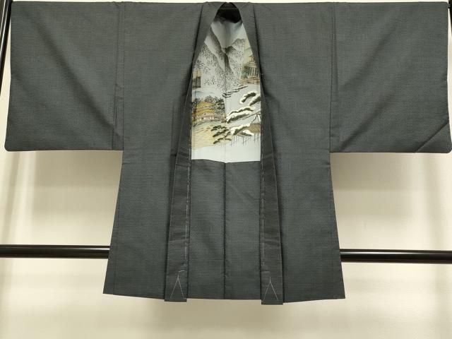 平和屋着物○極上 男性 本場大島紬 アンサンブル 100亀甲 総詰め 逸品