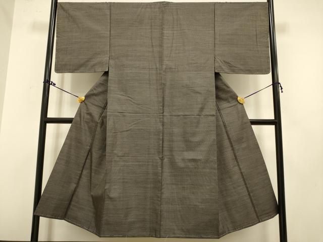 平和屋着物□極上 男性 本場大島紬 アンサンブル 長羽織 逸品 未使用