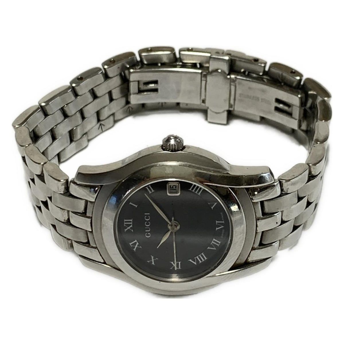 GUCCI グッチ 腕時計 - 5500 L レディース 黒