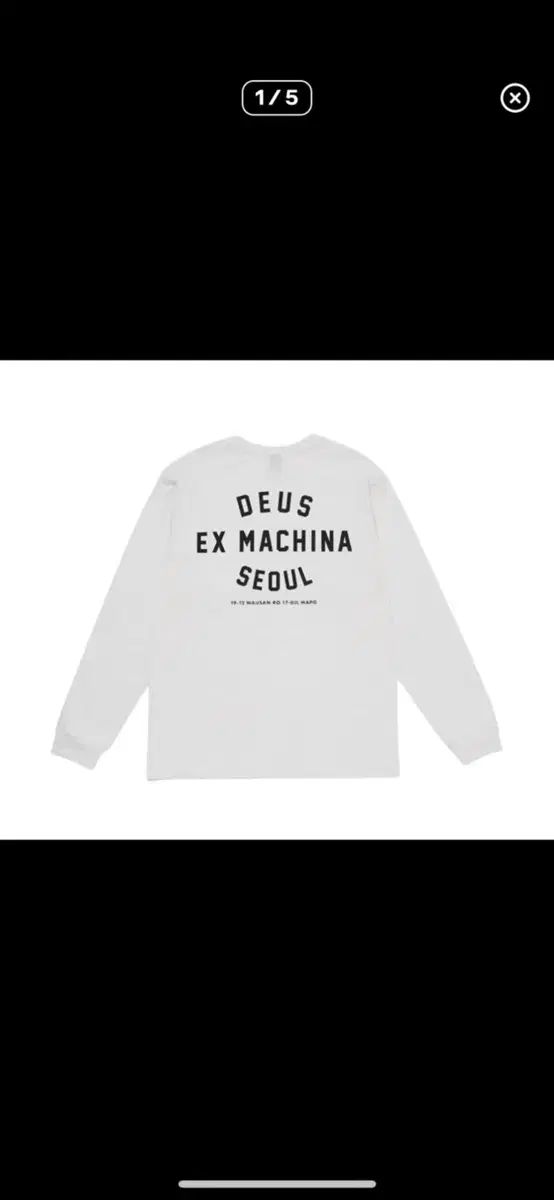 DEUS EX MACHINA ソウル ロング スリーブ S