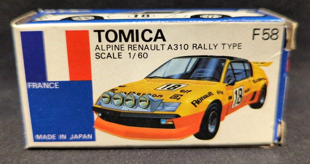 トミー トミカ/青箱日本製 アルピーヌルノーA310 ラリータイプ